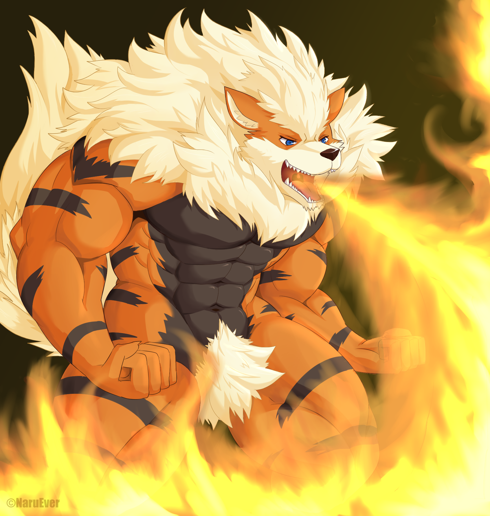 Arcanine furry